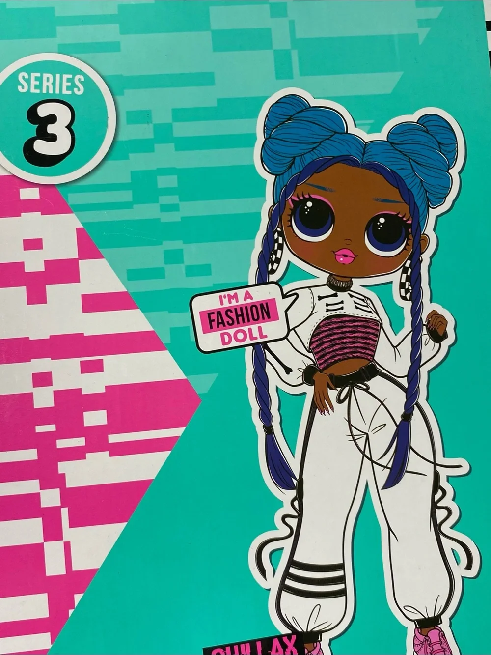 L.O.L. Surprise! Teal and Pink Series 3 Bo$$ Class Prez Chillax Roller